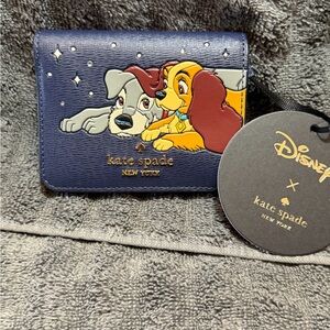 Kate Spade x Disney Navy Card Holder